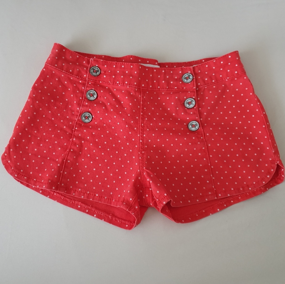 Bullhead Polka dot button shorts